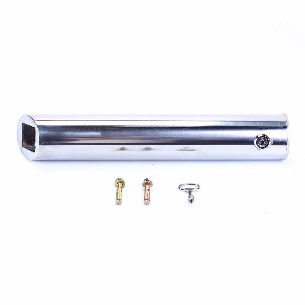 NESTLUNE Commercial Stainless Steel Cylinder Cigarette Ashtray, Wall Mounted, Silver – 3