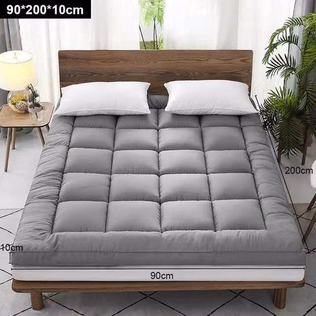 Pawnora Hotel Quality Single Mattress, Grey, W/D/H: 90 x 200 cm