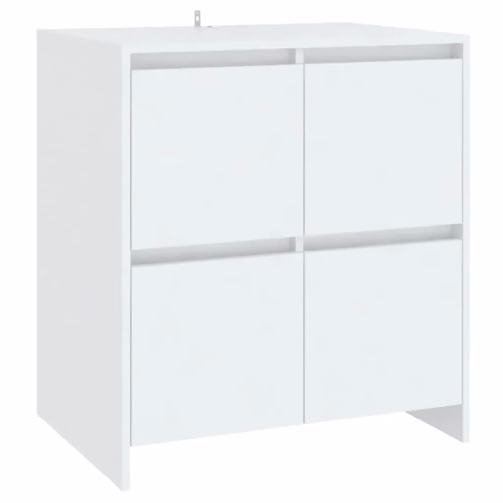Berkfield Home White Sideboard in Engineered Wood, W/D/H: 70 x 41 x 75 cm – 2