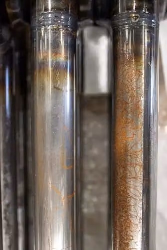 UK Radiators Alpha 4 Column Horizontal Traditional Cast-Iron Style Radiator in Raw Metal Silver, W: 988 mm, H: 500 mm – 4