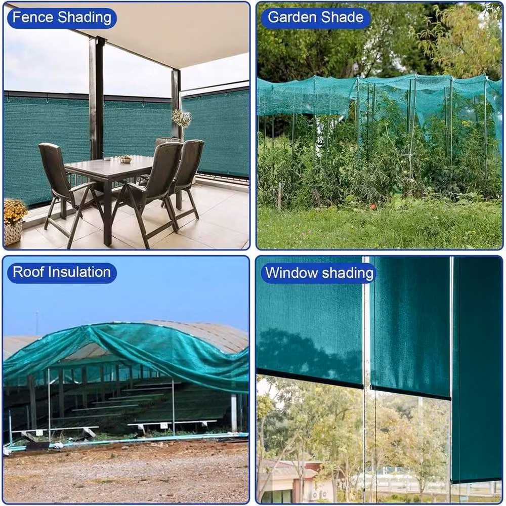 EONLION Green Garden Privacy Screen Netting Panel for Balconies and Fences, W: 5 m, H: 2 m – 4
