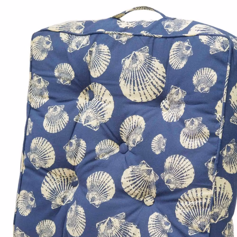 Ascalon Design Ltd Maritime Blue Square Picnic Cushion, W/D/H: 53 x 53 x 10 cm – 2