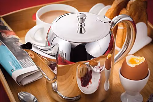 Judge Tall Stainless Steel Traditional Teapot in Silver, 1.2 l – 2