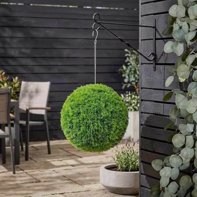 Garden Greatness Green Artificial Grass Ball for Tabletop Decoration