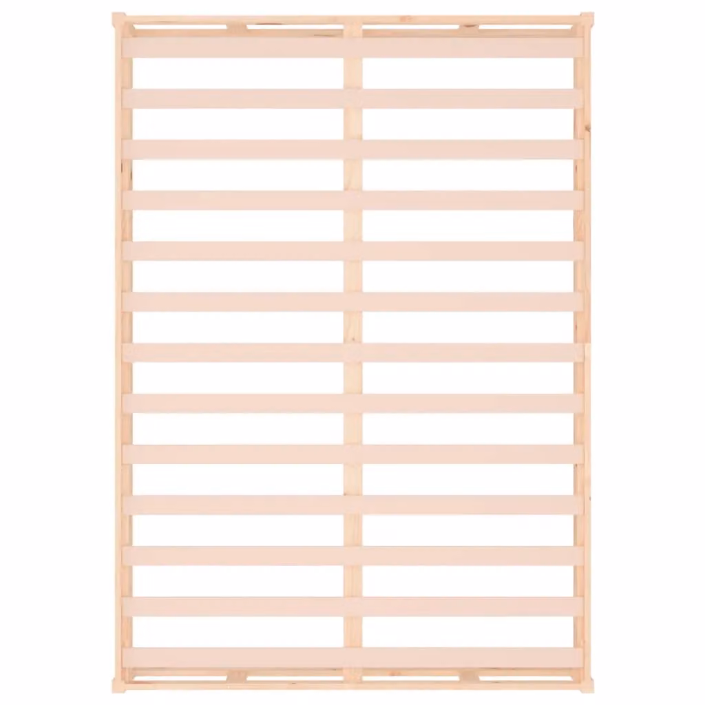 Berkfield Home Modern Solid Pine Wood Bed Frame, Brown, W: 140 cm, D: 200 cm
