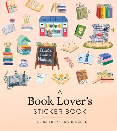 A Book Lover's Sticker Book by Workman Publishing, Multicolour Paper Sticker Book for Adults