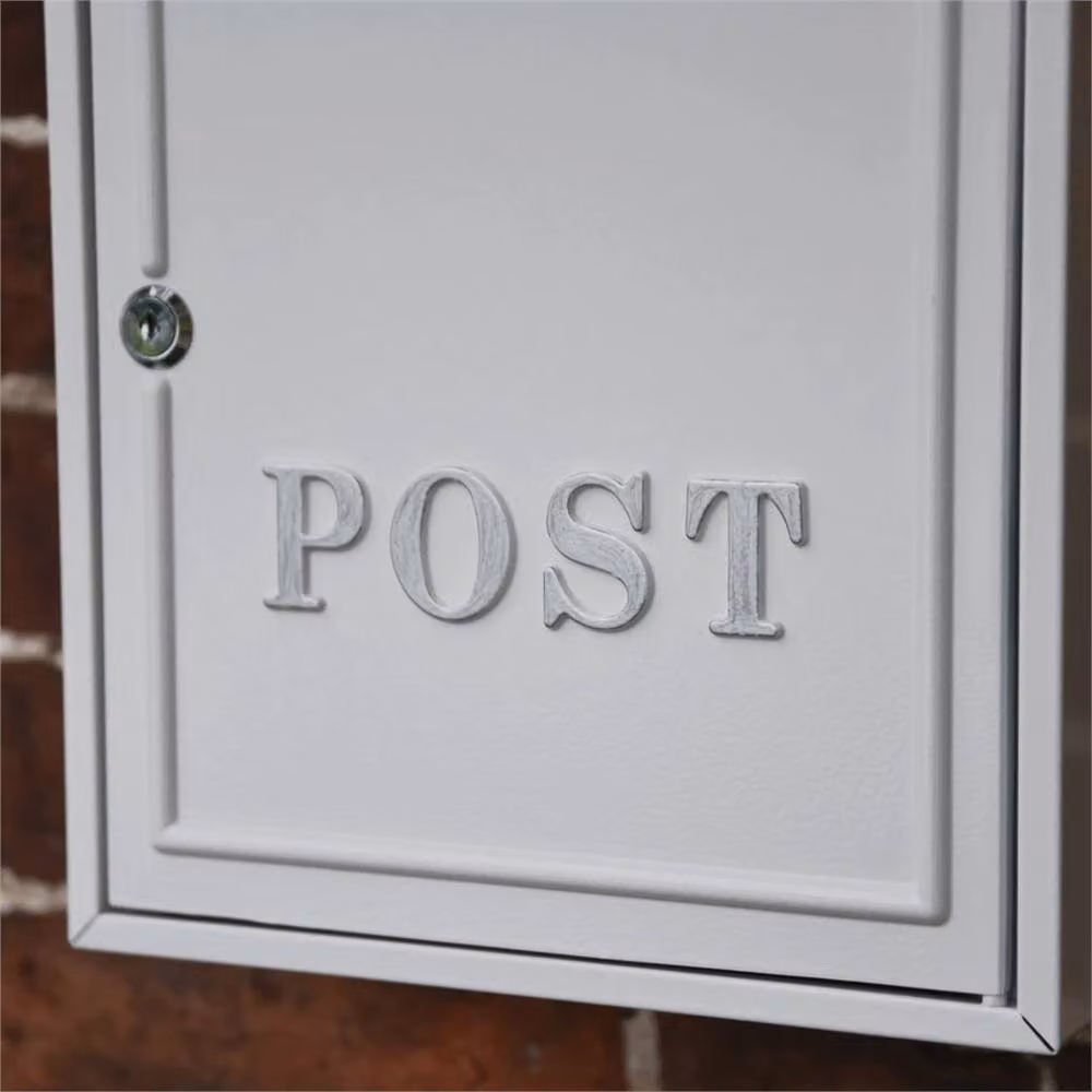 SPETLEK White Wall Mounted Combination Post Box – 3