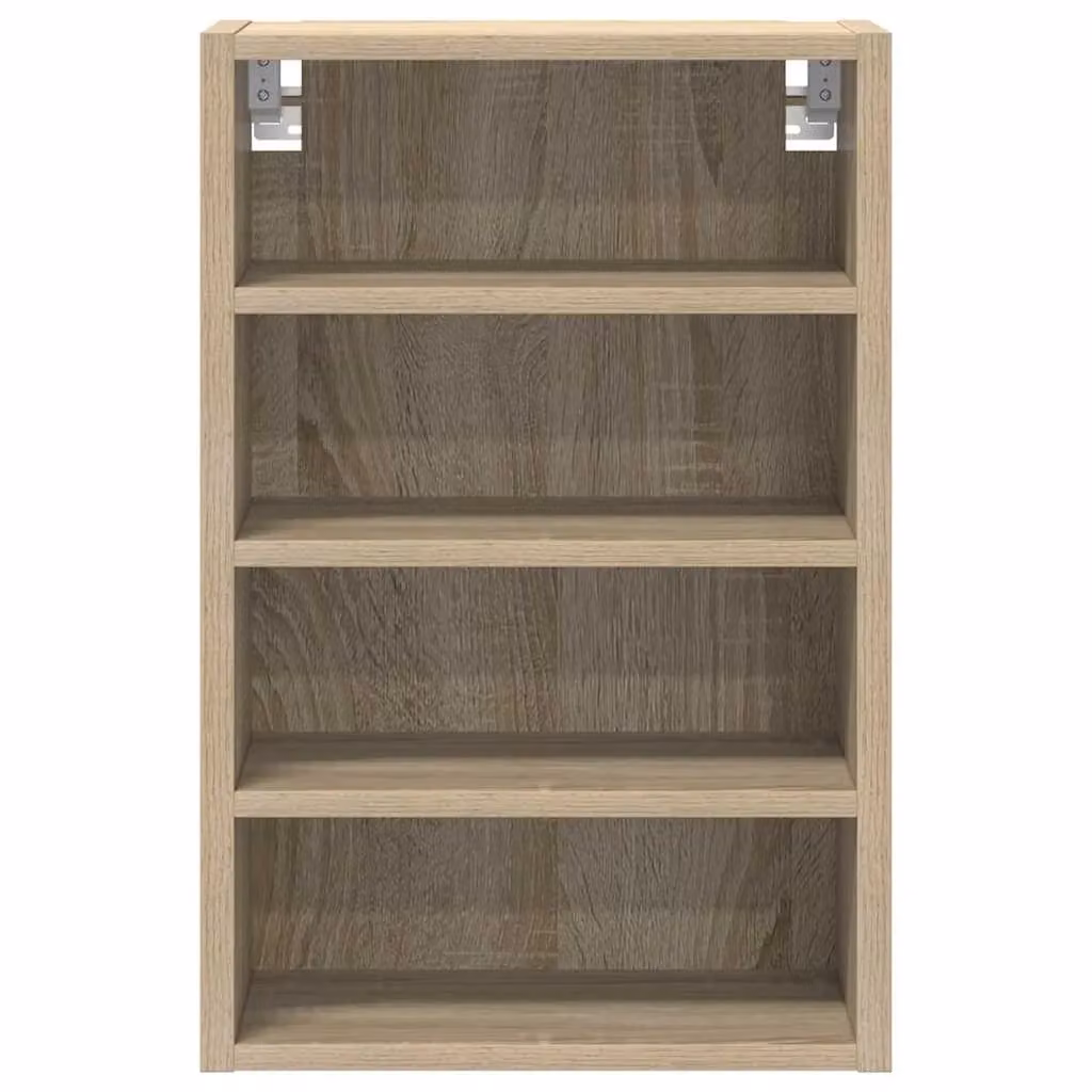 Berkfield Home Modern Wall Mounted Hanging Cabinet in Sonoma Oak Brown, W/D/H: 40 x 29.5 x 60 cm – 3
