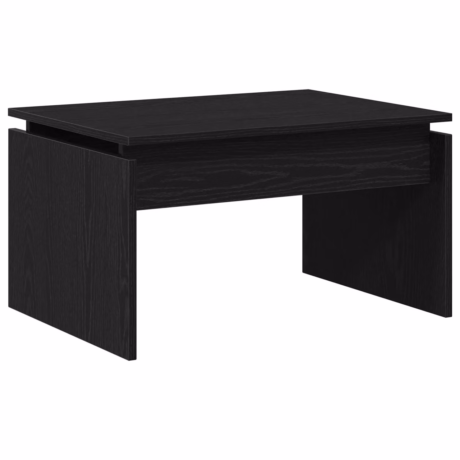 Berkfield Home Black Oak Coffee Table, W: 68 cm, D: 38 cm, H: 50 cm – 2