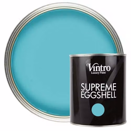 Vintro Christabelle Satin Furniture Paint, Turquoise, 1 Litre