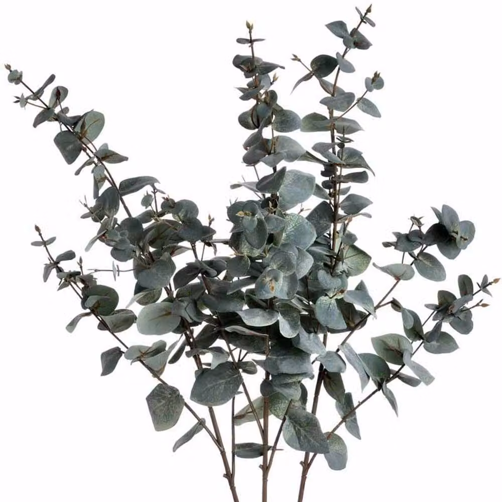 Lemon Pavilion Variegated Eucalyptus Artificial Plant, Green, W: 15 cm, D: 15 cm, H: 98 cm – 2