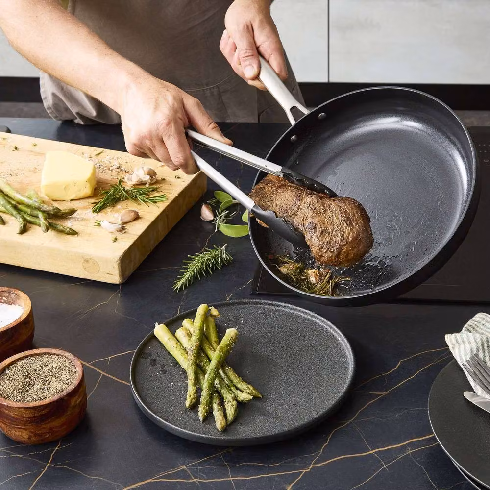 Morphy Richards Mastery 30cm Non-Stick Aluminium Frying Pan in Black – 3