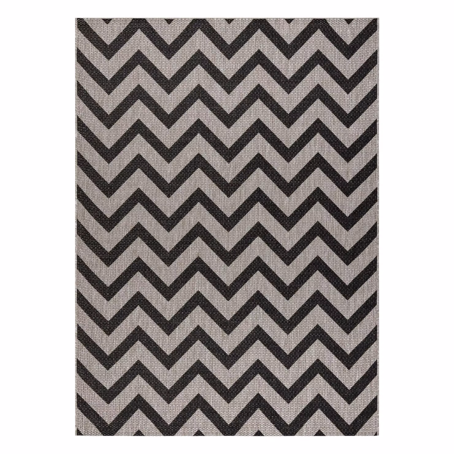 RugsX Floorlux Modern Rectangular Rug in Grey, W/D: 60 x 110 cm – 2
