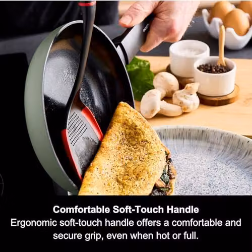 Morphy Richards Green Ceramic Non-Stick Aluminium Frying Pan, 20cm – 4