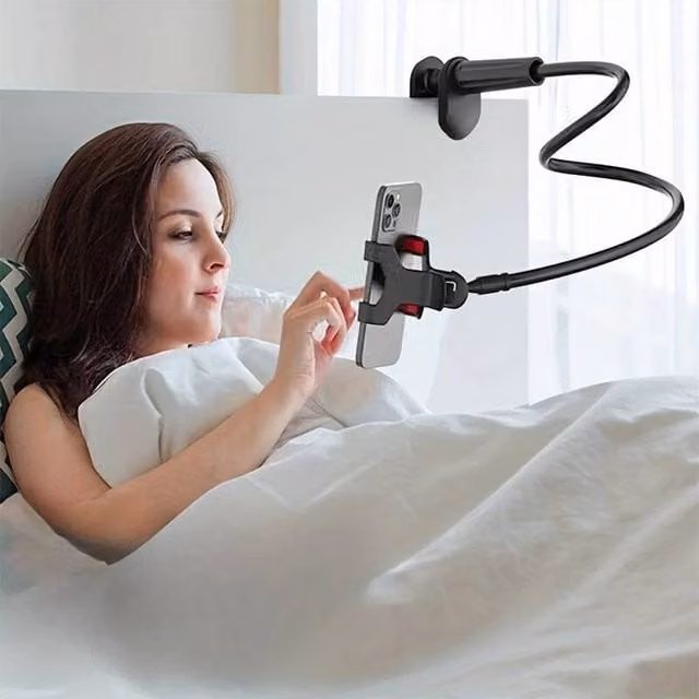 SPETLEK Adjustable Mobile Phone Holder Stand, Black – 1