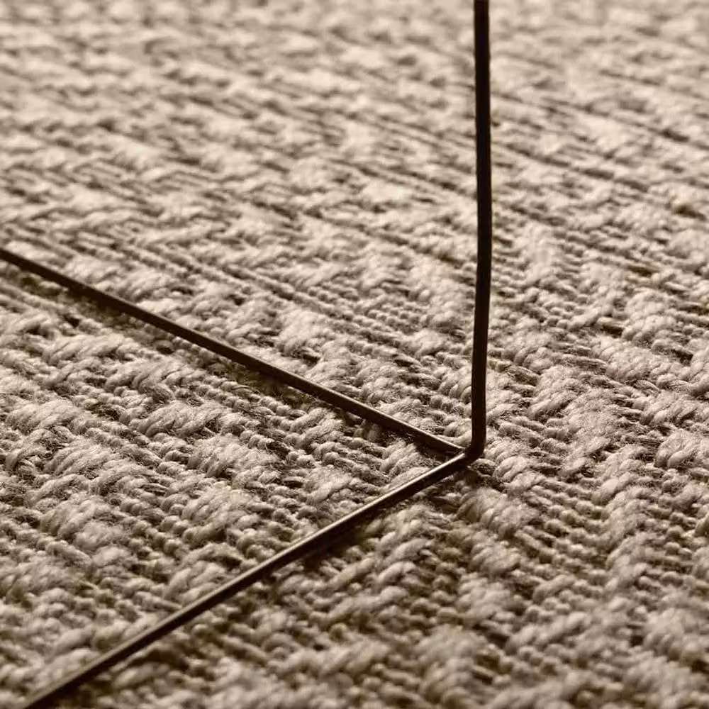 Berkfield Home ZIZUR Beige Jute Look Indoor and Outdoor Rug, W/D/H: 80 x 150 cm