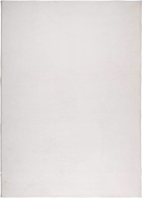 Berkfield Home IZA Short Pile Scandinavian Style Geometric Rug in Cream and Beige, W: 240 cm, D: 340 cm – 1
