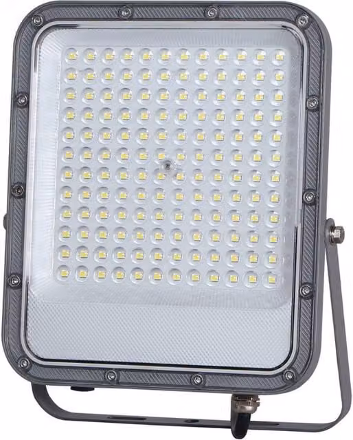 Netlighting Timbo 100W LED Outdoor Flood Light, Grey, 4000K Neutral White, IP65
