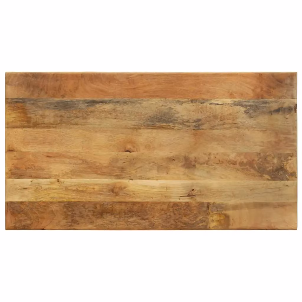 Berkfield Home Rectangular Mango Wood Dining Table in Brown, W/D/H: 110 x 60 x 76 cm – 2