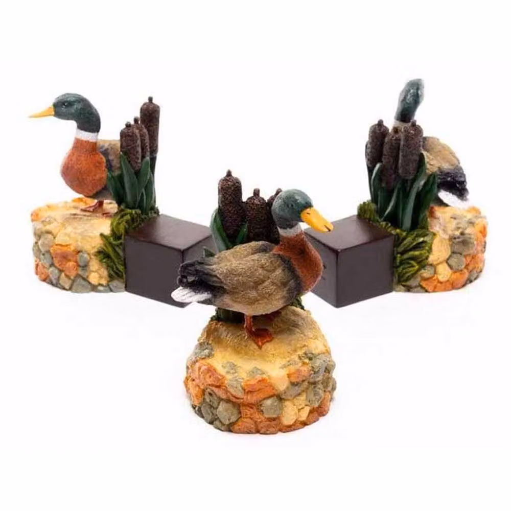 Jardinopia Coloured Mallard Duck Plant Pot Feet, Set of 3, Multicolour – 3