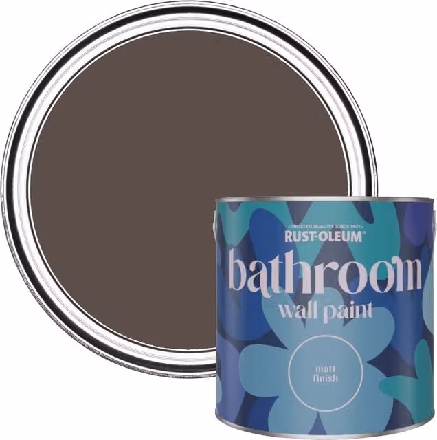 Rust-Oleum Brown Water-Resistant Bathroom Wall and Ceiling Paint - River's Edge 2.5L – 1