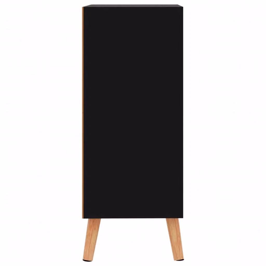 Berkfield Home High Gloss Black Sideboard W/D/H: 60 x 30 x 72 cm – 3