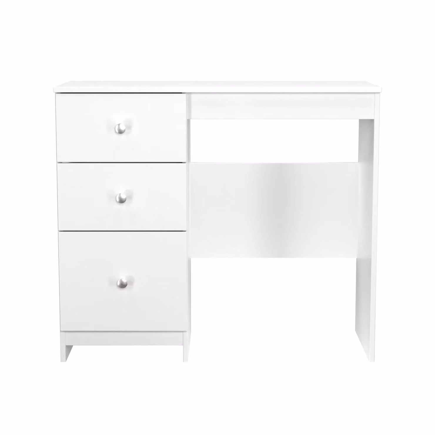 Ready Assembled 2 U Newlyn 3 Drawer Vanity in White – 2