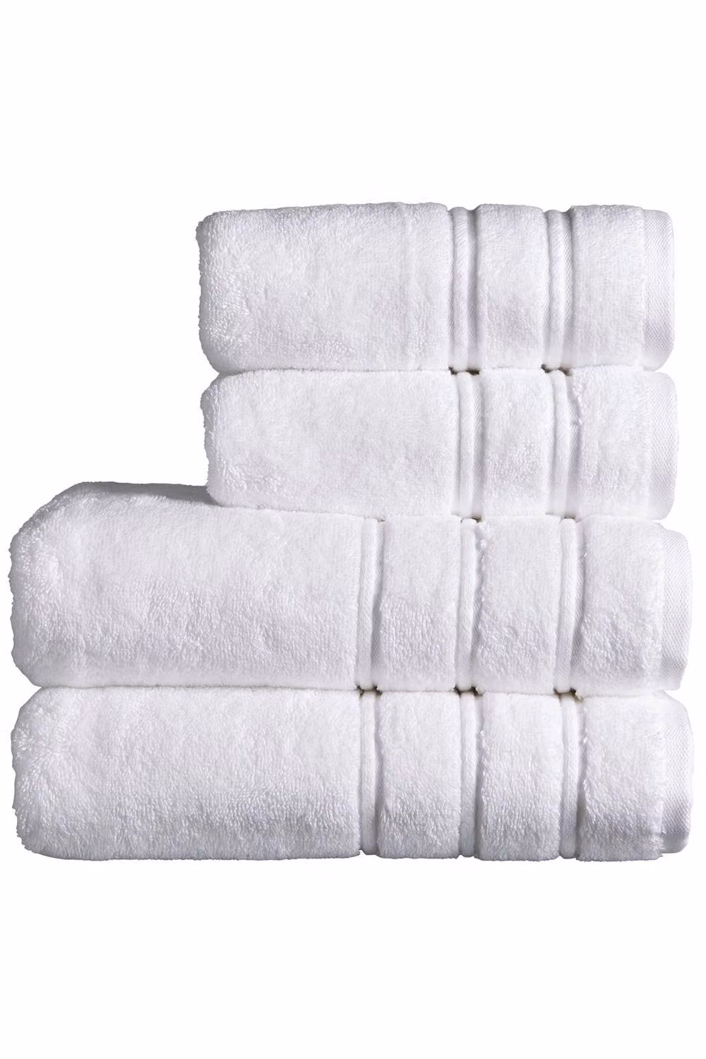 Christy Antalya Premium Turkish Cotton Loose Towel in White – 2