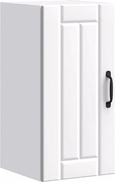Berkfield Home Lucca White Wall Mounted Kitchen Cabinet with Glass Doors