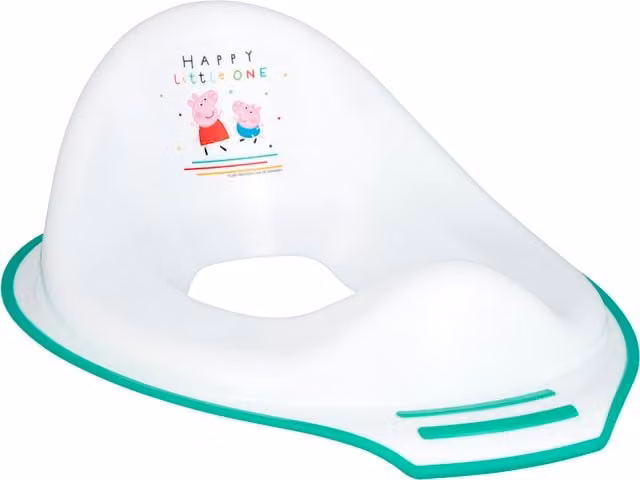 Peppa Pig Non-Slip Plastic Toilet Training Seat in Petrol and White