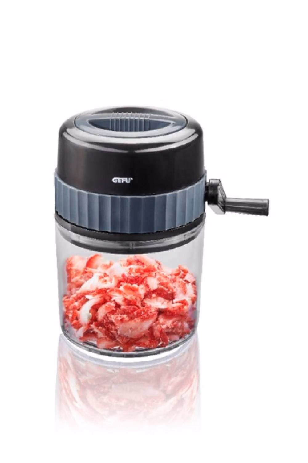 Gefu SLUSH Crushed Ice Maker with Stainless Steel Blades in Black and Multicolour – 3