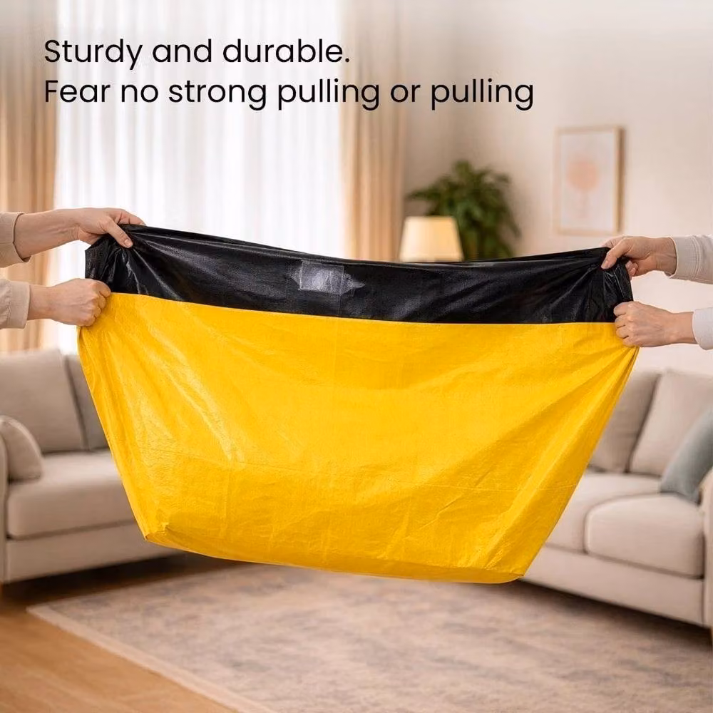NESTLUNE 12 Pack Heavy Duty Waterproof Moving Storage Packing Bags in Multicolour, 180L Capacity – 4