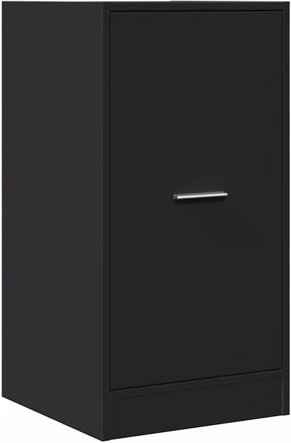 Berkfield Home Elegant Apothecary Cabinet in Black, W/D/H: 40 x 41 x 77.5 cm