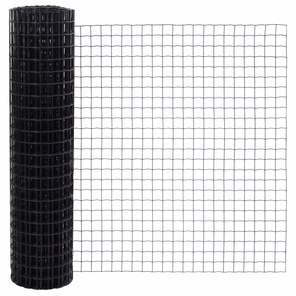 Berkfield Home Euro Fence Steel Kit with 10 U-Posts, Grey, W: 10 m, H: 1.4 m – 3