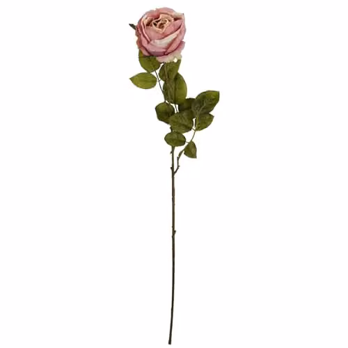 Leaf Design Pink Rose Artificial Textile Flowers – 2
