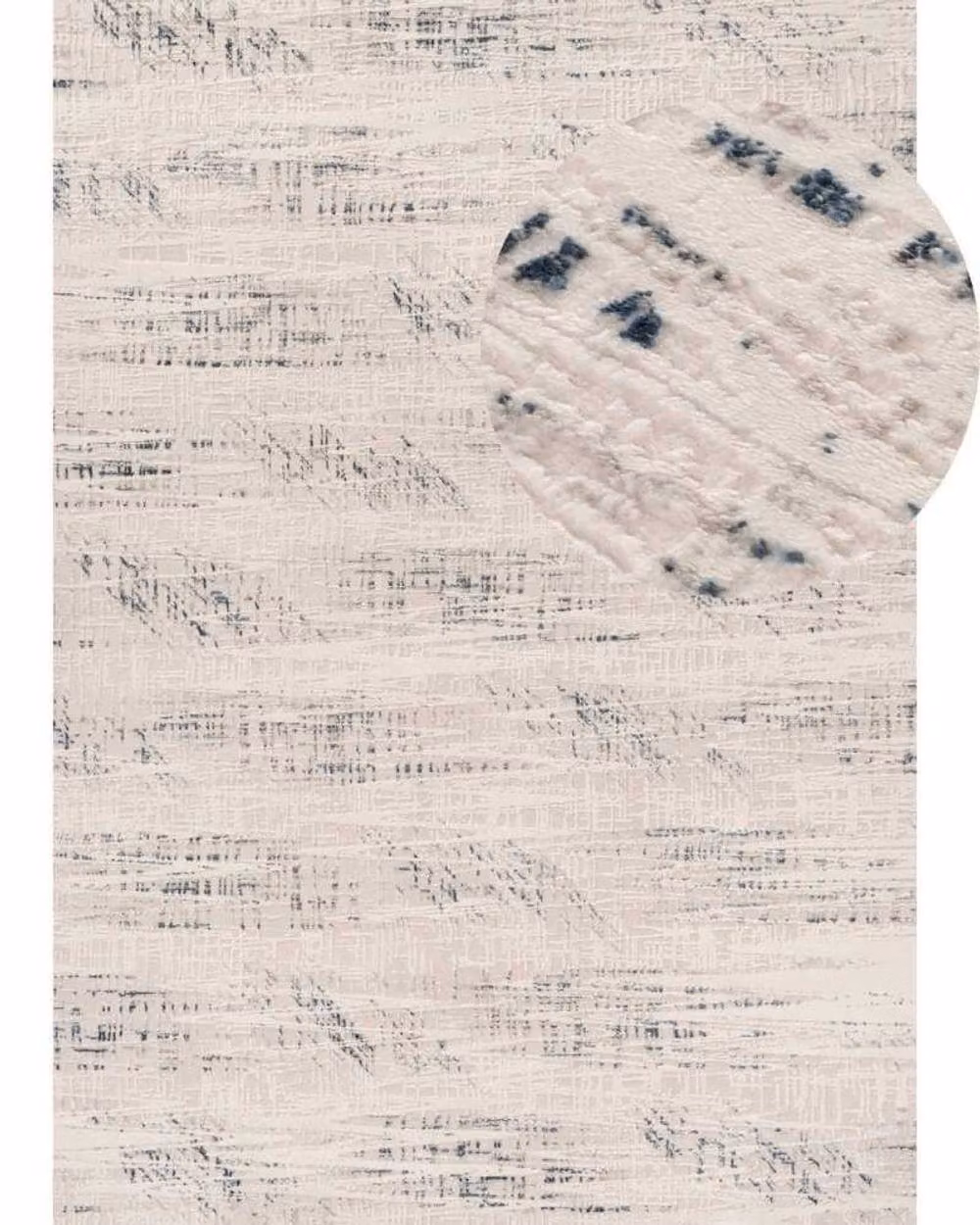 THE RUGS Carmel Abstract Area Rug in Ivory and Blue, W: 200 cm, L: 290 cm – 2