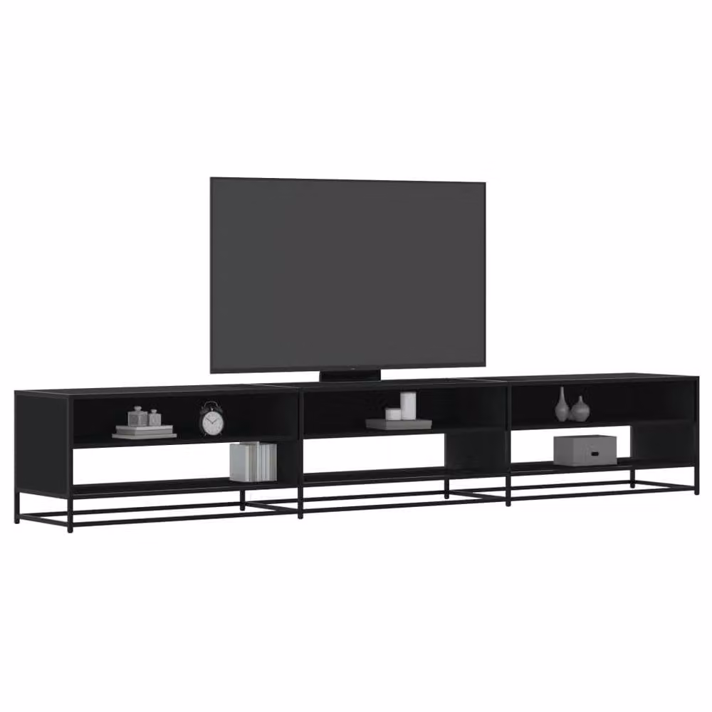 Berkfield Home Industrial Black TV Cabinet W/D/H: 270 x 40 x 46 cm – 2