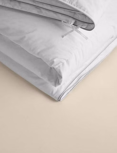 M&S White 3-in-1 All Season Down and Feather Duvet, 13.5 Tog