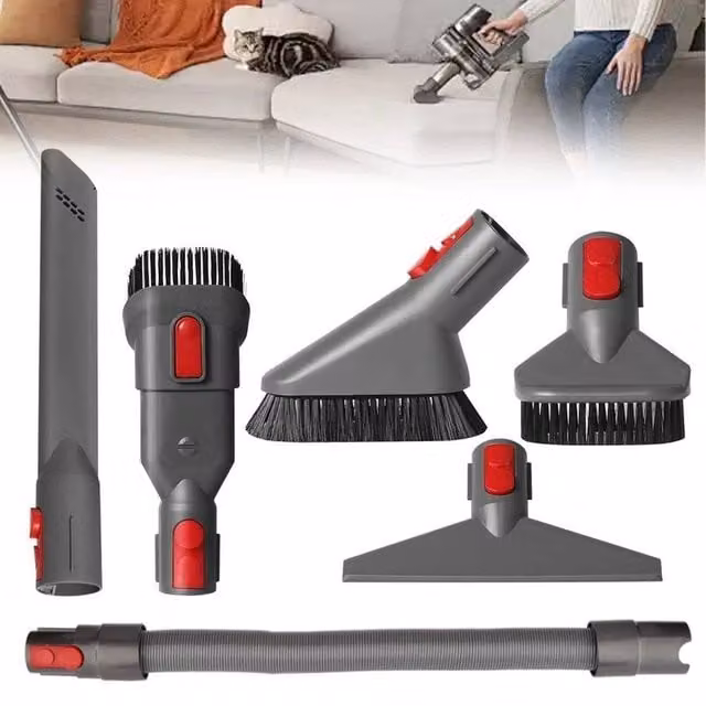 SPETLEK Grey Cordless Vacuum Accessory Kit, W/D/H: 100 x 15 cm