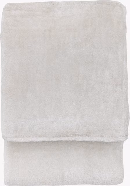 Perch & Parrow Plain Snuggler Throw in Beige