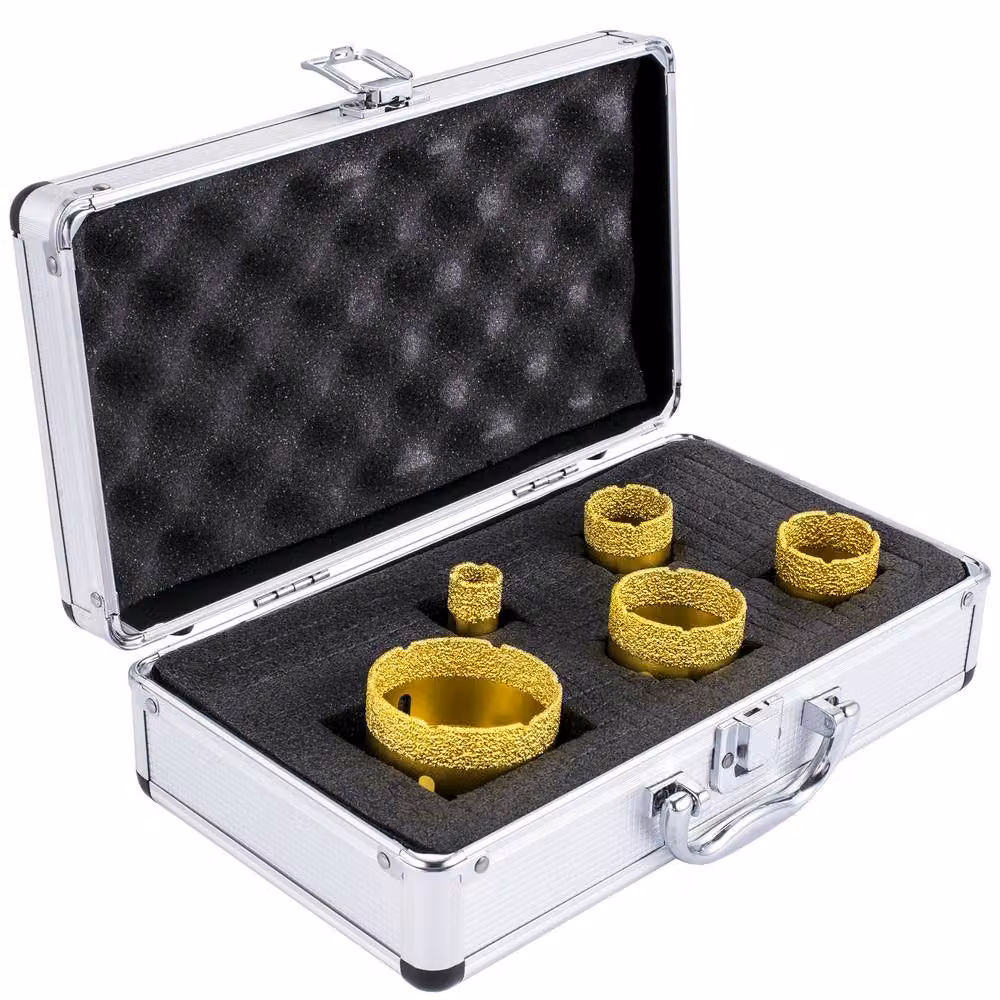 VEVOR 5-Piece Gold Diamond Hole Saw Kit – 8
