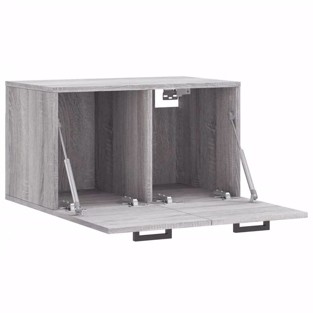 Berkfield Home Wall Mounted Cabinet in Grey Sonoma, W: 60 cm, D: 36.5 cm, H: 35 cm – 2