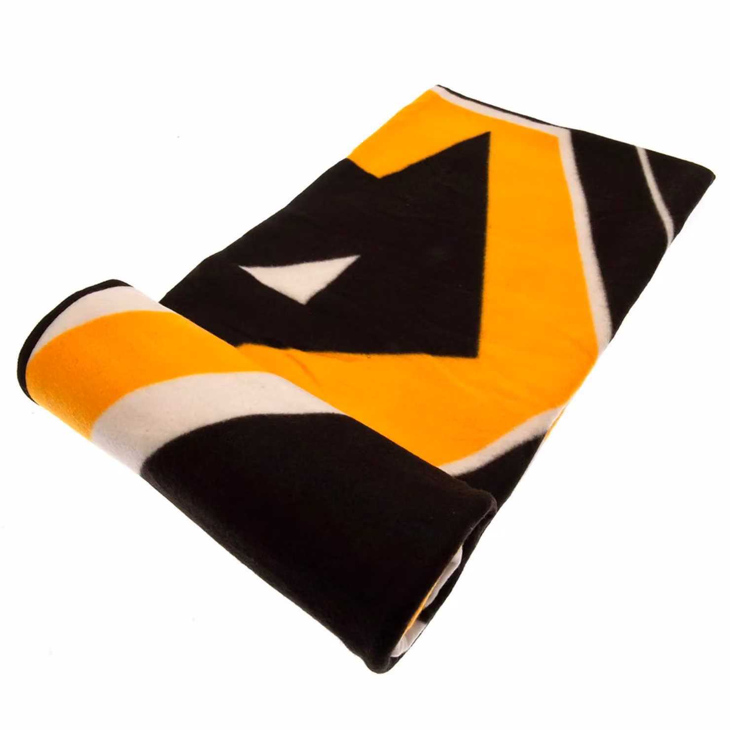 Wolverhampton Wanderers FC Fluffy Fleece Blanket for Adults, Black, 150 x 125 cm – 2