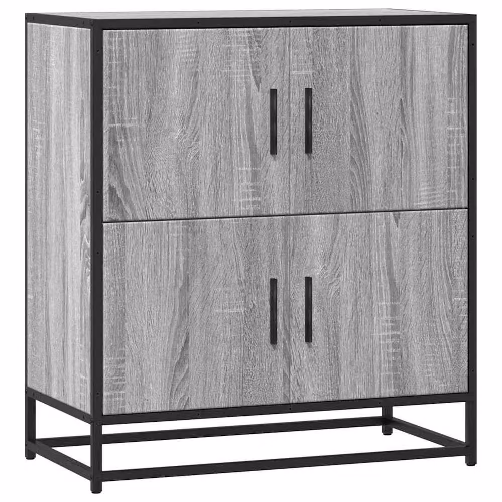Berkfield Home Grey Sonoma Industrial Sideboard in Engineered Wood, W/D/H: 68 x 35 x 76 cm – 3