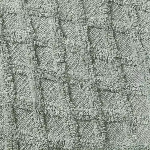 HOMESCAPES Green Cotton Tufted Throw with Geometric Diamond Textured Pattern, W: 125 cm, H: 150 cm – 2