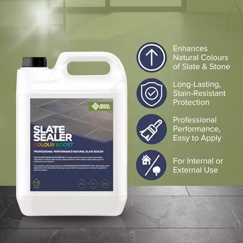 StoneCare4U Slate Sealer Colour Boost 5L Transparent Waterproof Exterior Natural Stone Sealant for Slate, Sandstone and Limestone – 2