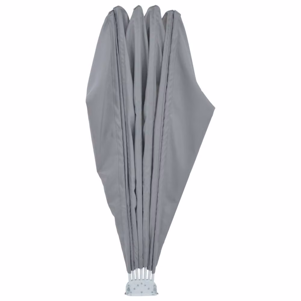 Berkfield Home Collapsible Terrace Side Awning in Grey, 200 cm – 3