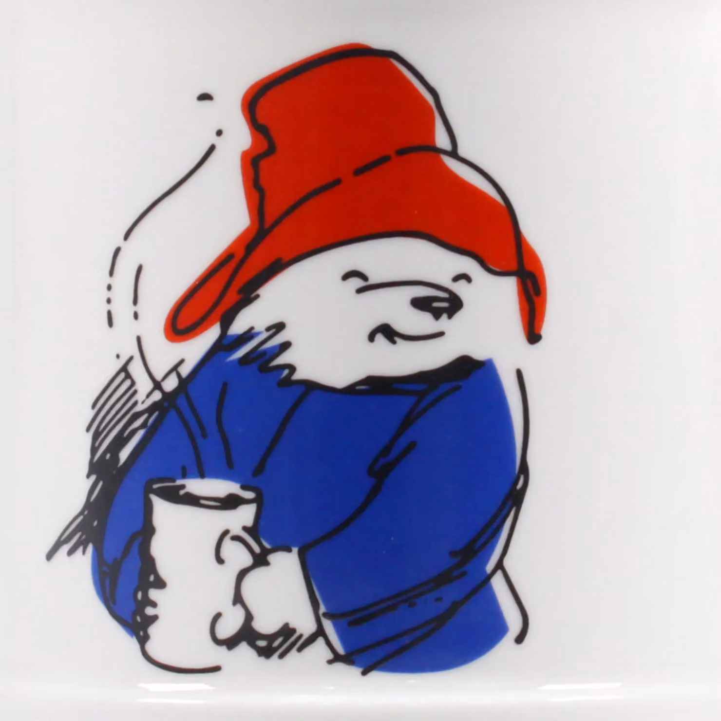 Half Moon Bay Paddington Bear Head Stuck Ceramic Mug, 350ml, White and Multicolour – 3