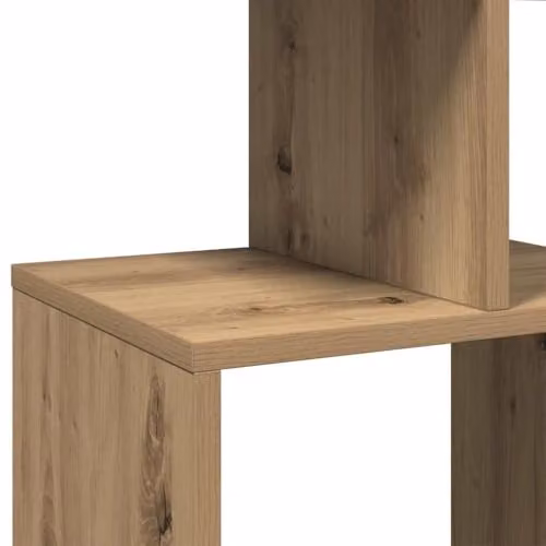 vidaXL Artisan Oak Book Cabinet in Brown, Engineered Wood, W: 92 cm, D: 29 cm, H: 188 cm – 3