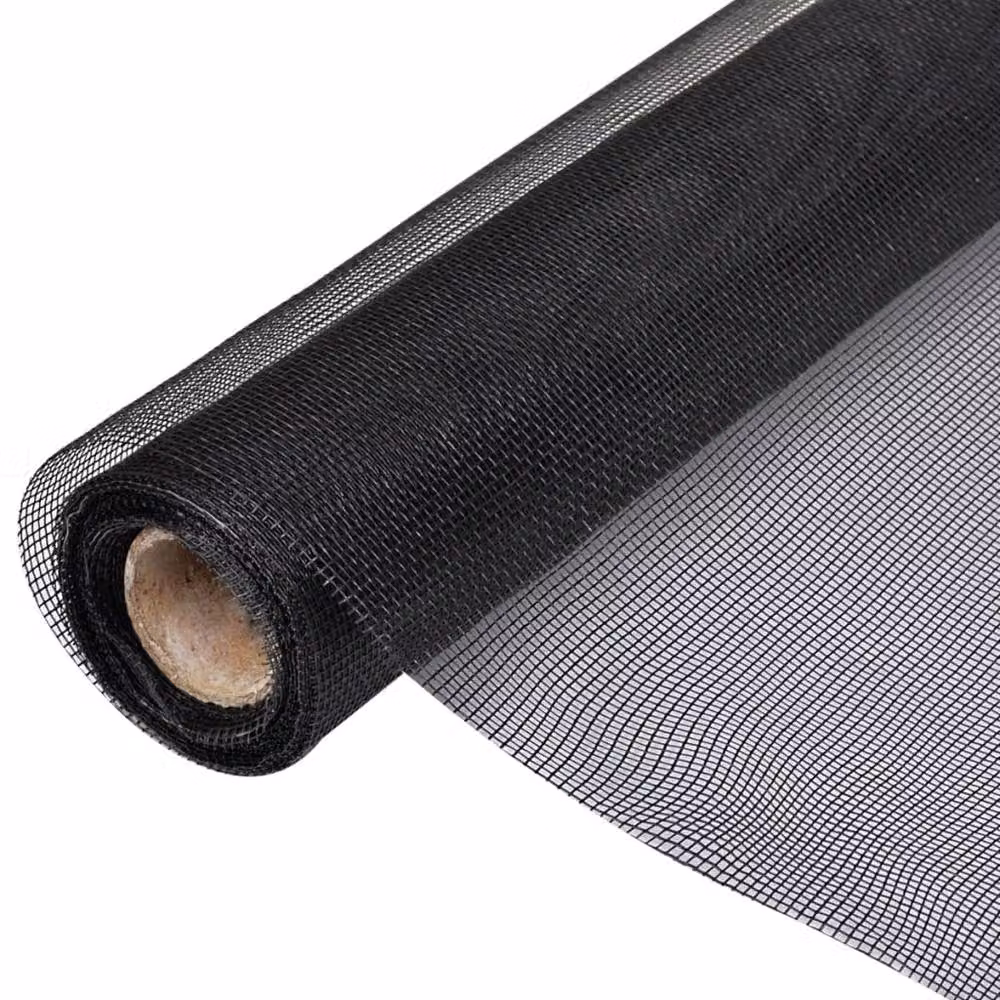 Berkfield Home Black Fibreglass Mesh Screen W: 100 cm, L: 1000 cm – 2